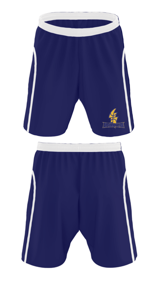 Athletic Shorts With Pockets, Lenape Valley Basketball - Lightning, Men's Basketball, Teamtime, Team time, sublimation, custom sports apparel, team uniforms, spirit wear, spiritwear, sports uniforms, custom shirts, team store, custom team store, fundraiser sports, apparel fundraiser