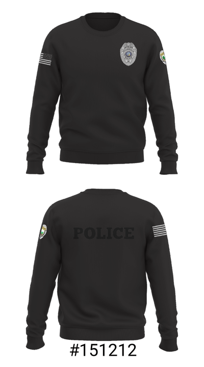 TAYLORSVILLE POLICE DEPARTMENT 5910107 Crew Neck Sweatshirt - 2