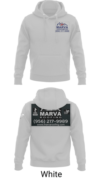 Hoodie, Marva Roofing, , Teamtime, Team time, sublimation, custom sports apparel, team uniforms, spirit wear, spiritwear, sports uniforms, custom shirts, team store, custom team store, fundraiser sports, apparel fundraiser