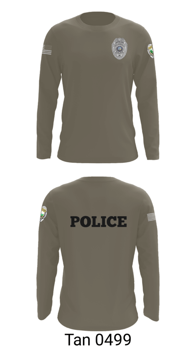 TAYLORSVILLE POLICE DEPARTMENT 5910107 Long Sleeve Performance Shirt - 35