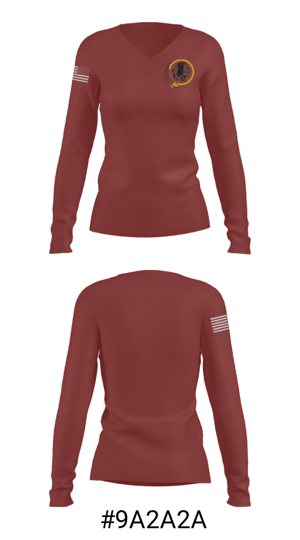 Women's Long Sleeve Vneck Shirt, West Nassau High School Basketball, Women's Basketball, Teamtime, Team time, sublimation, custom sports apparel, team uniforms, spirit wear, spiritwear, sports uniforms, custom shirts, team store, custom team store, fundraiser sports, apparel fundraiser