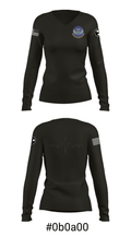 134 Operations Support Squadron 6553246 Women's Long Sleeve V-neck Shirt - 7