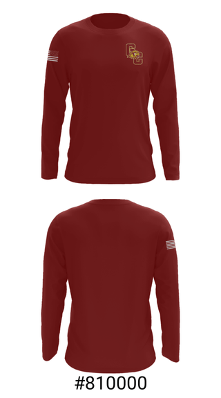 Long Sleeve Performance Shirt, Garrard County High School Bowling, Bowling, Teamtime, Team time, sublimation, custom sports apparel, team uniforms, spirit wear, spiritwear, sports uniforms, custom shirts, team store, custom team store, fundraiser sports, apparel fundraiser