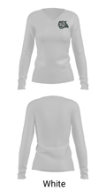 Emerald Ridge High School Swimming 56145135 Women's Long Sleeve V-neck Shirt - 6
