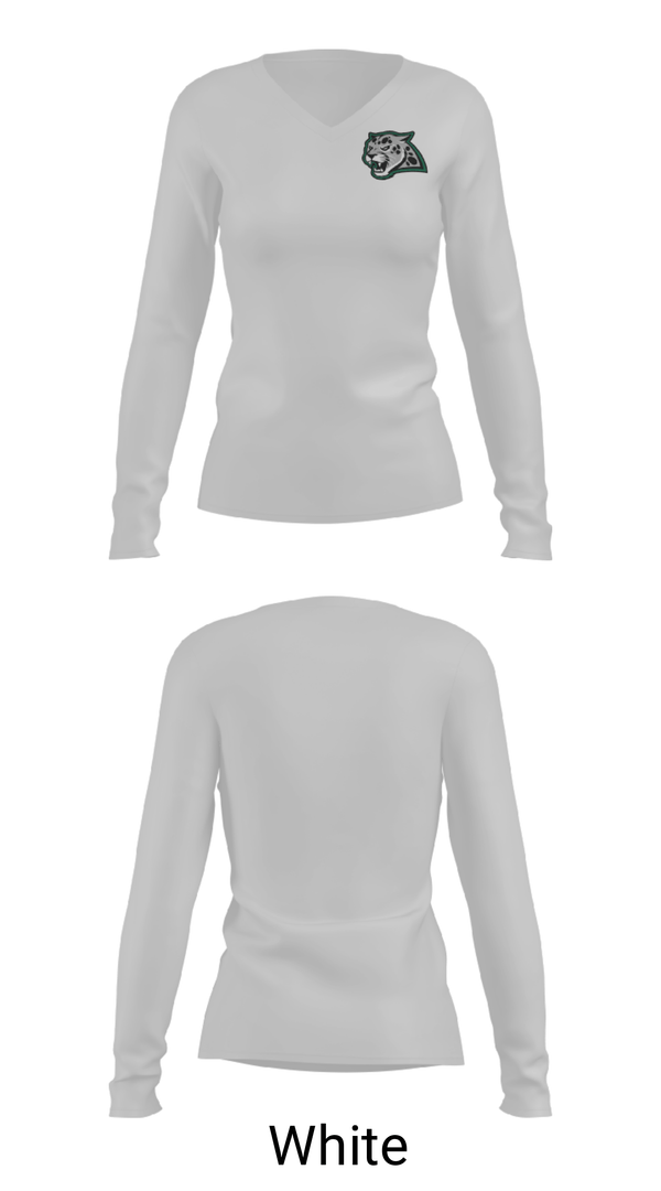 Women's Long Sleeve Vneck Shirt, Emerald Ridge High School Swimming, Swimming, Teamtime, Team time, sublimation, custom sports apparel, team uniforms, spirit wear, spiritwear, sports uniforms, custom shirts, team store, custom team store, fundraiser sports, apparel fundraiser