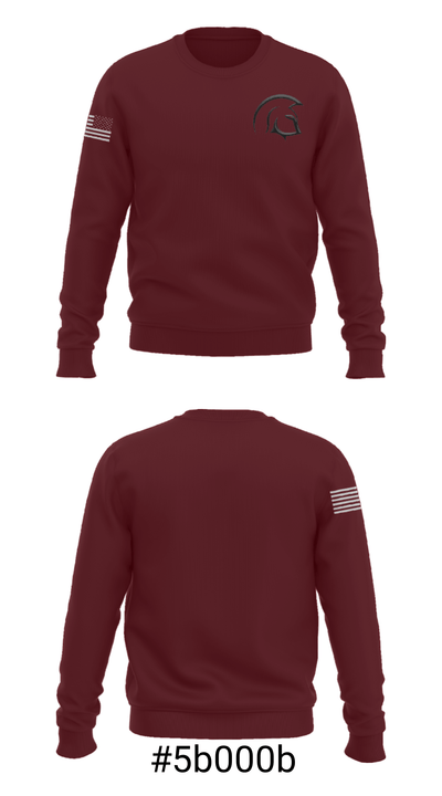 North Crawford Elementary School 56191740 Crew Neck Sweatshirt - 16