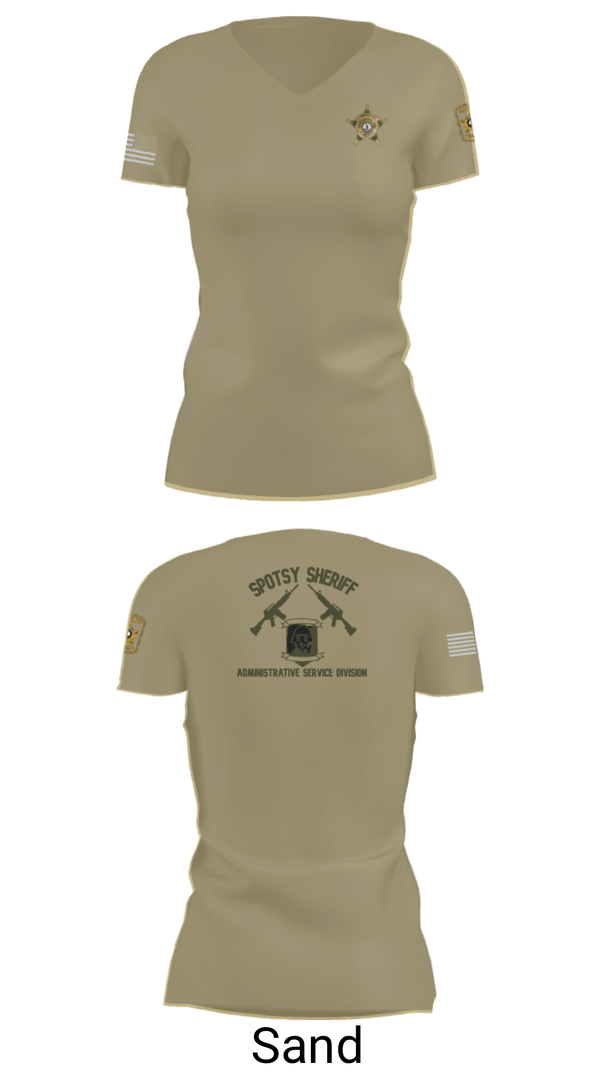 Women's Short Sleeve Vneck Shirt, , Police, Teamtime, Team time, sublimation, custom sports apparel, team uniforms, spirit wear, spiritwear, sports uniforms, custom shirts, team store, custom team store, fundraiser sports, apparel fundraiser