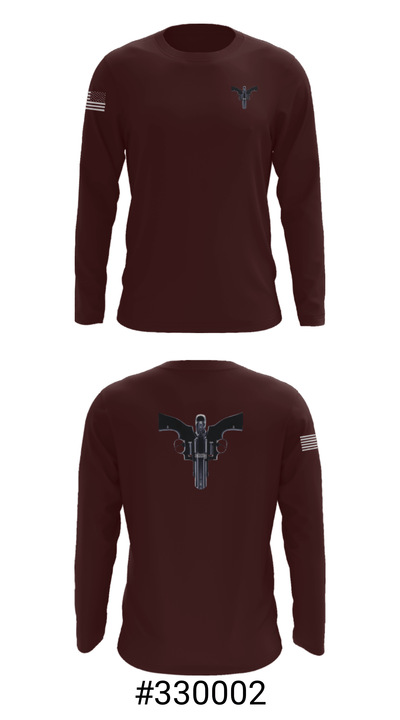 Tres Amigos 56993355 Long Sleeve Performance Shirt - 3