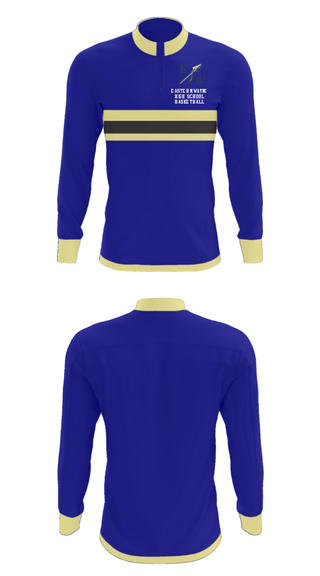 Quarter Zip Jacket, Eastern Wayne High School Basketball, Women's Basketball, Teamtime, Team time, sublimation, custom sports apparel, team uniforms, spirit wear, spiritwear, sports uniforms, custom shirts, team store, custom team store, fundraiser sports, apparel fundraiser