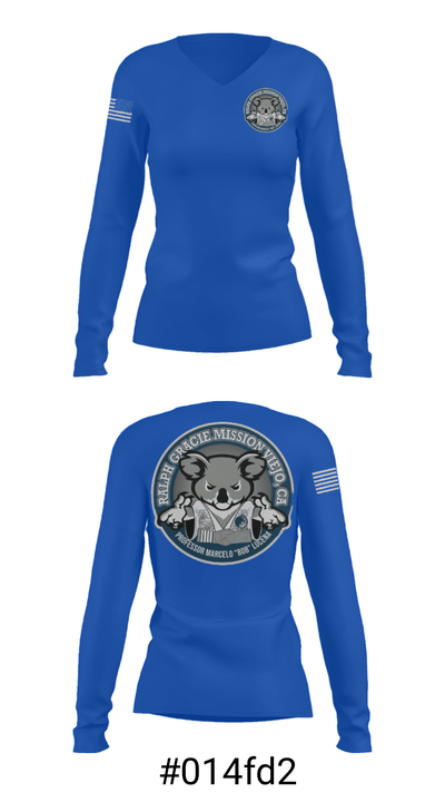 RGMV 28295836 Women's Long Sleeve V-neck Shirt - 20