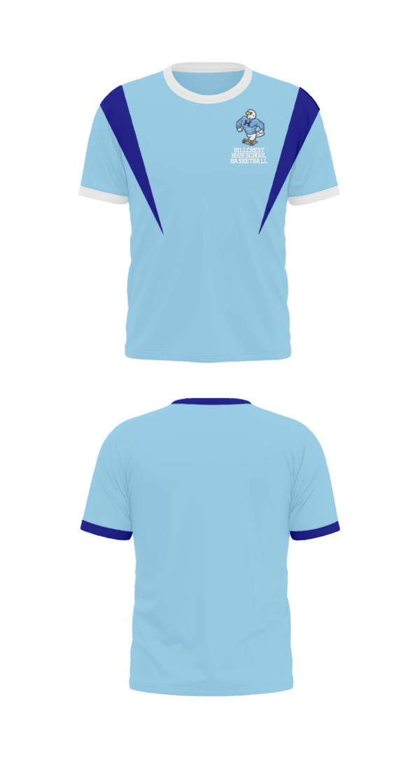 Short Sleeve Performance Shirt, Hillcrest High School Basketball, Men's Basketball, Teamtime, Team time, sublimation, custom sports apparel, team uniforms, spirit wear, spiritwear, sports uniforms, custom shirts, team store, custom team store, fundraiser sports, apparel fundraiser