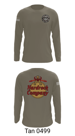 Long Sleeve Performance Shirt, Hardrock Company, Army, Teamtime, Team time, sublimation, custom sports apparel, team uniforms, spirit wear, spiritwear, sports uniforms, custom shirts, team store, custom team store, fundraiser sports, apparel fundraiser
