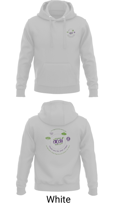 World green açaí bowl 42170125 Hoodie - 3