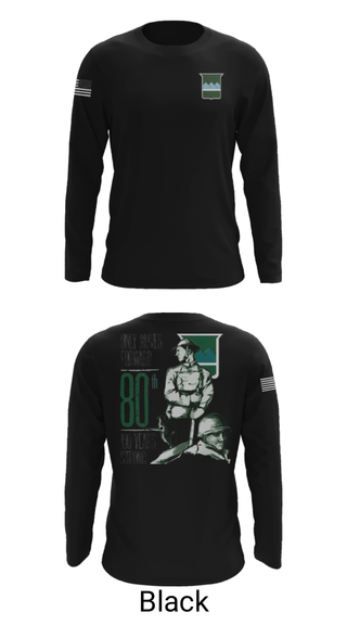 Long Sleeve Performance Shirt, 80th Training Command, , Teamtime, Team time, sublimation, custom sports apparel, team uniforms, spirit wear, spiritwear, sports uniforms, custom shirts, team store, custom team store, fundraiser sports, apparel fundraiser