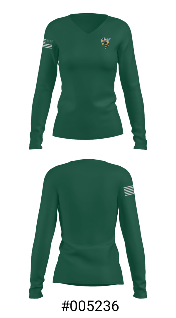 Women's Long Sleeve Vneck Shirt, Dallas County High School Basketball, Women's Basketball, Teamtime, Team time, sublimation, custom sports apparel, team uniforms, spirit wear, spiritwear, sports uniforms, custom shirts, team store, custom team store, fundraiser sports, apparel fundraiser