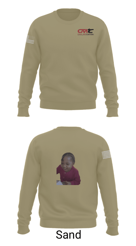 Crew Neck Sweatshirt, Call Mr Capital, National Guard, Teamtime, Team time, sublimation, custom sports apparel, team uniforms, spirit wear, spiritwear, sports uniforms, custom shirts, team store, custom team store, fundraiser sports, apparel fundraiser