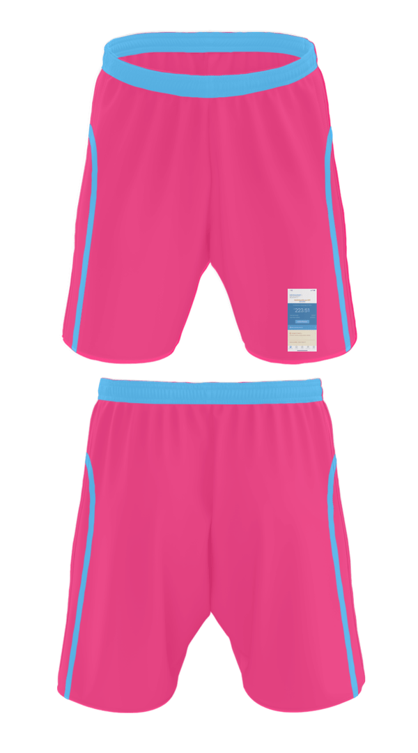 Athletic Shorts With Pockets, AKEO, Men's Basketball, Teamtime, Team time, sublimation, custom sports apparel, team uniforms, spirit wear, spiritwear, sports uniforms, custom shirts, team store, custom team store, fundraiser sports, apparel fundraiser
