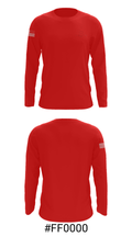 Springfield High School Wrestling 22768599 Long Sleeve Performance Shirt - 18