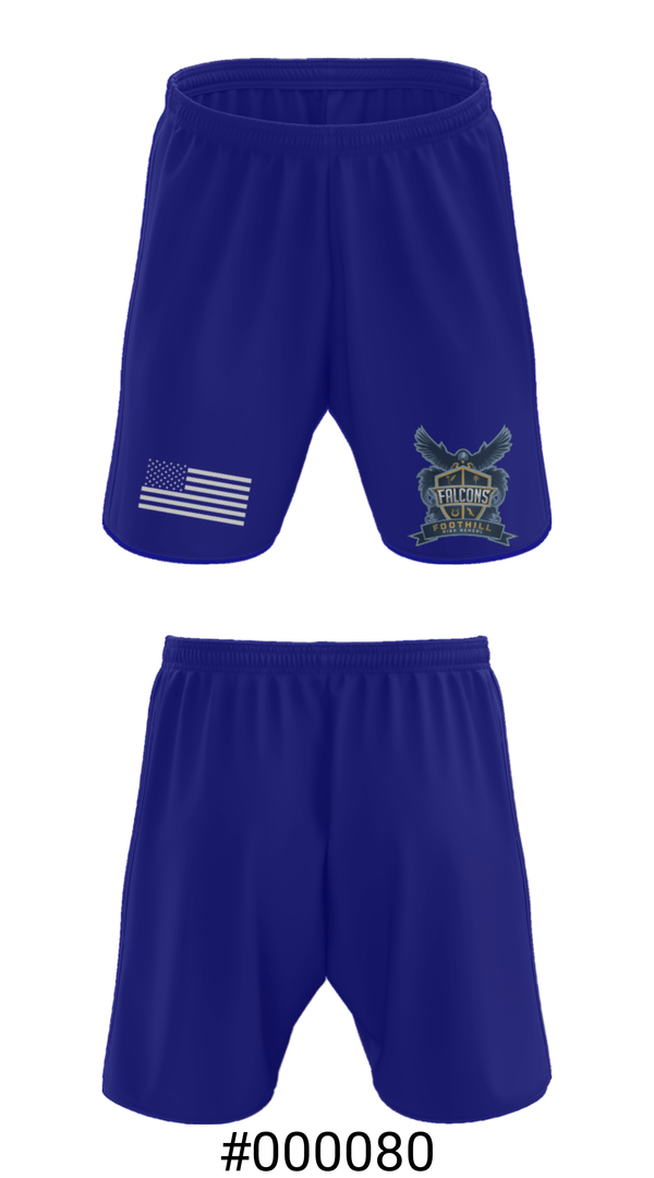 Athletic Shorts With Pockets, Foothill High School, Spirit Store, Teamtime, Team time, sublimation, custom sports apparel, team uniforms, spirit wear, spiritwear, sports uniforms, custom shirts, team store, custom team store, fundraiser sports, apparel fundraiser