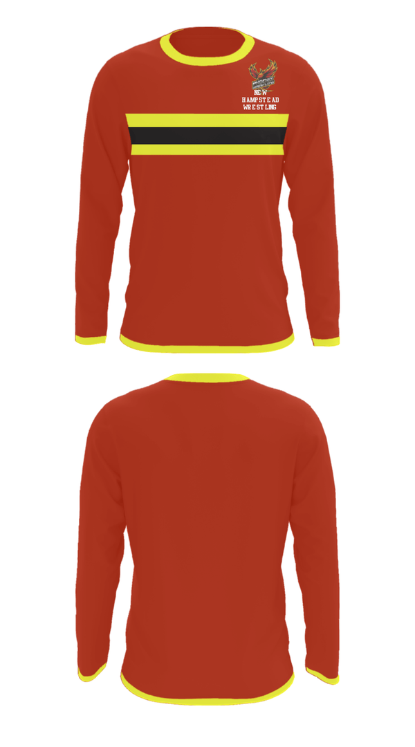 Long Sleeve Performance Shirt, New Hampstead Wrestling, Wrestling, Teamtime, Team time, sublimation, custom sports apparel, team uniforms, spirit wear, spiritwear, sports uniforms, custom shirts, team store, custom team store, fundraiser sports, apparel fundraiser