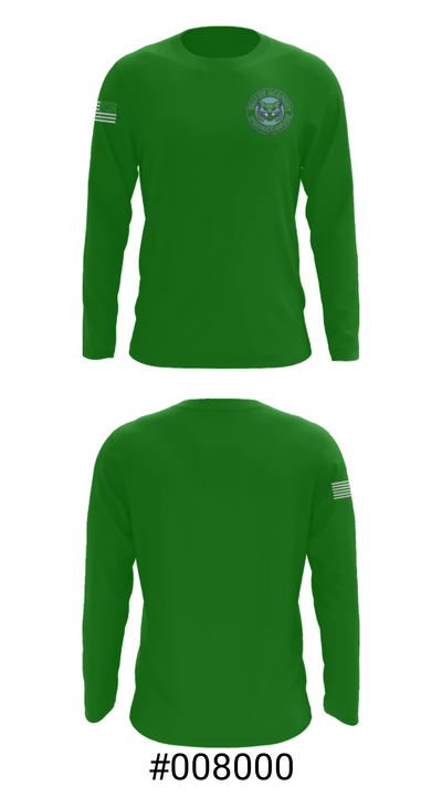 Valley Academy 4429794 Long Sleeve Performance Shirt - 18