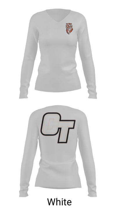 Cape Girardeau Central High School Wrestling 18031941 Women's Long Sleeve V-neck Shirt - 6