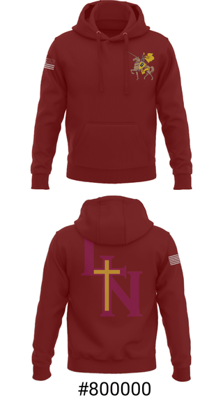 Hoodie, Lutheran North High School Basketball, Women's Basketball, Teamtime, Team time, sublimation, custom sports apparel, team uniforms, spirit wear, spiritwear, sports uniforms, custom shirts, team store, custom team store, fundraiser sports, apparel fundraiser