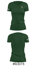 Mansfield Youth Basketball 79590973 Women's Short Sleeve V-neck Shirt - 21
