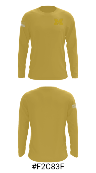 Long Sleeve Performance Shirt, University of Michigan Gymnastics, Men's Basketball, Teamtime, Team time, sublimation, custom sports apparel, team uniforms, spirit wear, spiritwear, sports uniforms, custom shirts, team store, custom team store, fundraiser sports, apparel fundraiser