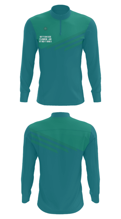 Bottom Side Plumbing and other things 45876234 Quarter Zip Jacket - 27