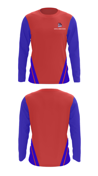 Long Sleeve Performance Shirt, Central Middle School, Spirit Store, Teamtime, Team time, sublimation, custom sports apparel, team uniforms, spirit wear, spiritwear, sports uniforms, custom shirts, team store, custom team store, fundraiser sports, apparel fundraiser