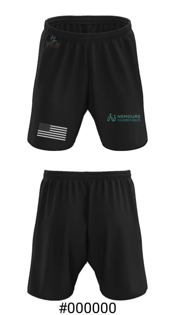 Athletic Shorts With Pockets, NEMOURS CHILDRENS HOSPITAL, , Teamtime, Team time, sublimation, custom sports apparel, team uniforms, spirit wear, spiritwear, sports uniforms, custom shirts, team store, custom team store, fundraiser sports, apparel fundraiser