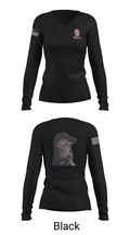 2nd Per. Foster GEO 50766019 Women's Long Sleeve V-neck Shirt - 13