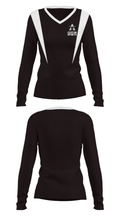 Agate 1613283 Women's Long Sleeve V-neck Shirt - 29