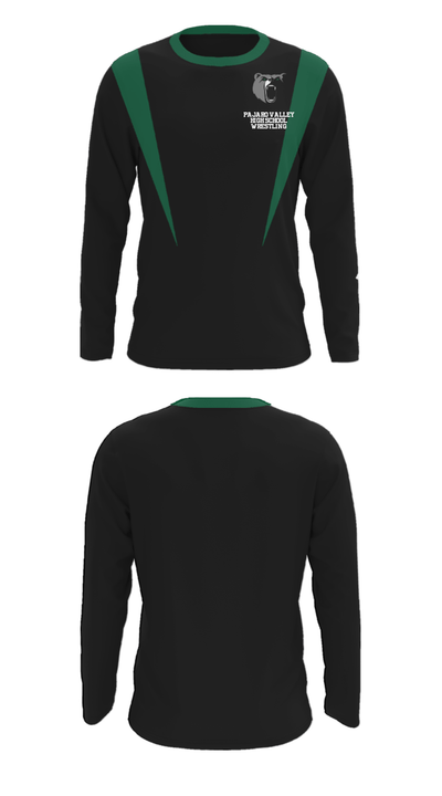 Pajaro Valley High School Wrestling 29868782 Long Sleeve Performance Shirt - 32