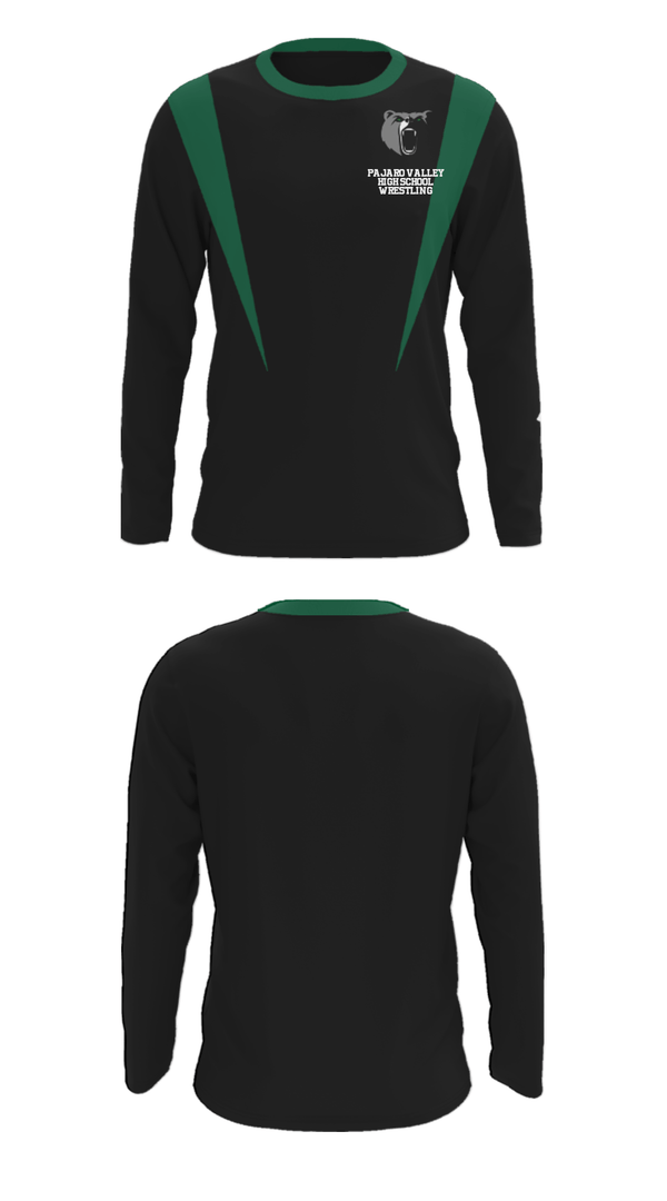 Long Sleeve Performance Shirt, Pajaro Valley High School Wrestling, Wrestling, Teamtime, Team time, sublimation, custom sports apparel, team uniforms, spirit wear, spiritwear, sports uniforms, custom shirts, team store, custom team store, fundraiser sports, apparel fundraiser