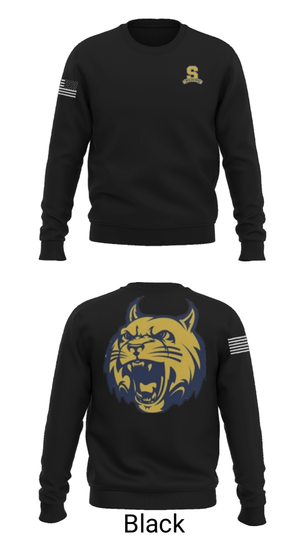 Crew Neck Sweatshirt, Springfield High School Bowling, Bowling, Teamtime, Team time, sublimation, custom sports apparel, team uniforms, spirit wear, spiritwear, sports uniforms, custom shirts, team store, custom team store, fundraiser sports, apparel fundraiser