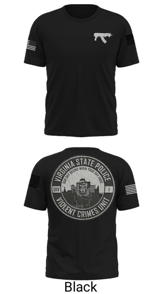 Short Sleeve Performance Shirt, Violent Crimes Unit, Police, Teamtime, Team time, sublimation, custom sports apparel, team uniforms, spirit wear, spiritwear, sports uniforms, custom shirts, team store, custom team store, fundraiser sports, apparel fundraiser
