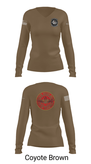 Women's Long Sleeve Vneck Shirt, , Navy, Teamtime, Team time, sublimation, custom sports apparel, team uniforms, spirit wear, spiritwear, sports uniforms, custom shirts, team store, custom team store, fundraiser sports, apparel fundraiser