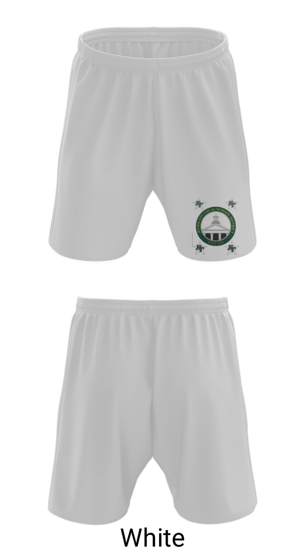 Athletic Shorts With Pockets, Hamilton Middle School, Spirit Store, Teamtime, Team time, sublimation, custom sports apparel, team uniforms, spirit wear, spiritwear, sports uniforms, custom shirts, team store, custom team store, fundraiser sports, apparel fundraiser