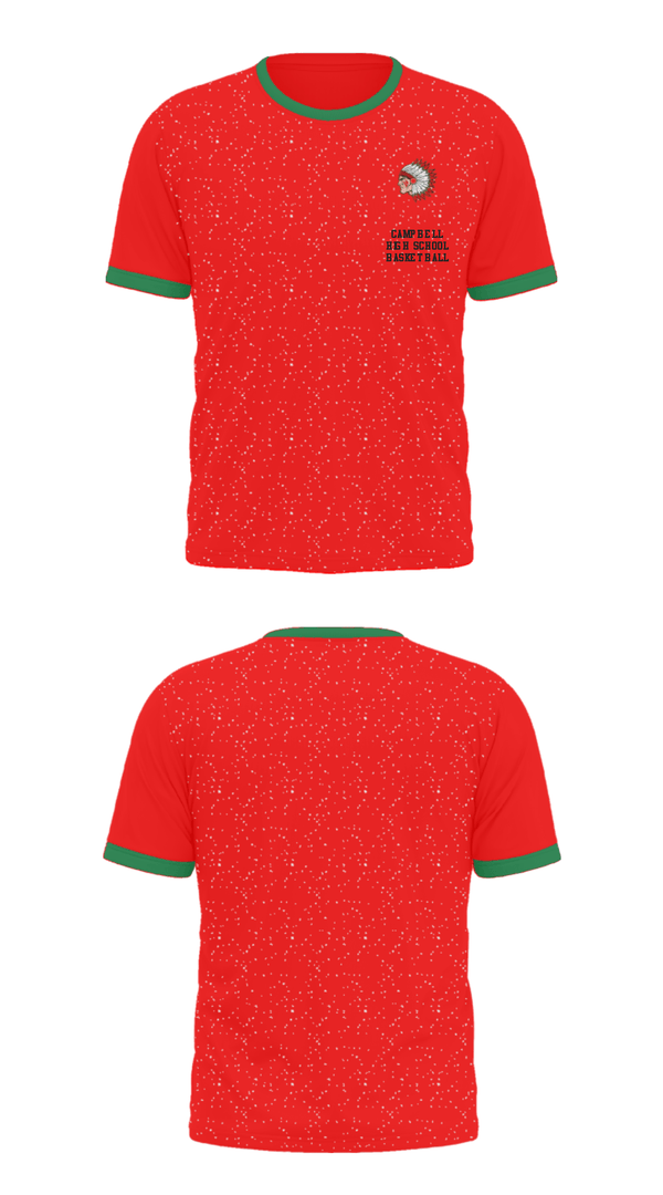 Short Sleeve Performance Shirt, Campbell High School Basketball, Men's Basketball, Teamtime, Team time, sublimation, custom sports apparel, team uniforms, spirit wear, spiritwear, sports uniforms, custom shirts, team store, custom team store, fundraiser sports, apparel fundraiser