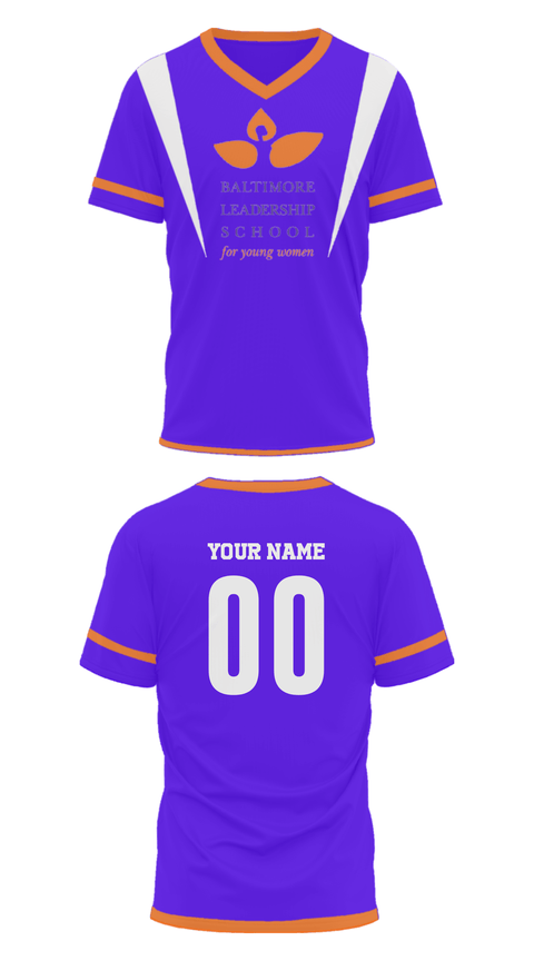 Mens Soccer Jersey, Baltimore Leadership School For Young Women, Spirit Store, Teamtime, Team time, sublimation, custom sports apparel, team uniforms, spirit wear, spiritwear, sports uniforms, custom shirts, team store, custom team store, fundraiser sports, apparel fundraiser