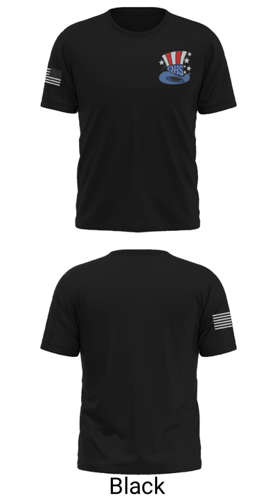 Quincy High School Swimming 89512844 Short Sleeve Performance Shirt - 12