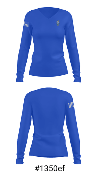 Women's Long Sleeve Vneck Shirt, Mio-Ausable Elementary School, Spirit Store, Teamtime, Team time, sublimation, custom sports apparel, team uniforms, spirit wear, spiritwear, sports uniforms, custom shirts, team store, custom team store, fundraiser sports, apparel fundraiser