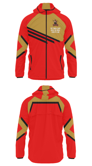 Windbreaker, Victoria East High School Wrestling, Wrestling, Teamtime, Team time, sublimation, custom sports apparel, team uniforms, spirit wear, spiritwear, sports uniforms, custom shirts, team store, custom team store, fundraiser sports, apparel fundraiser