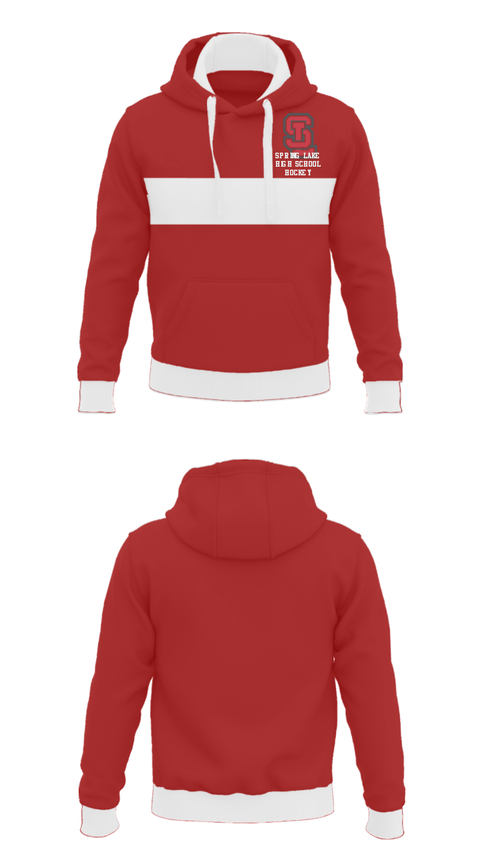 Hoodie, Spring Lake High School Hockey, Ice Hockey, Teamtime, Team time, sublimation, custom sports apparel, team uniforms, spirit wear, spiritwear, sports uniforms, custom shirts, team store, custom team store, fundraiser sports, apparel fundraiser