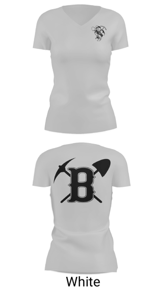 Women's Short Sleeve Vneck Shirt, Bauxite Middle School Basketball, Men's Basketball, Teamtime, Team time, sublimation, custom sports apparel, team uniforms, spirit wear, spiritwear, sports uniforms, custom shirts, team store, custom team store, fundraiser sports, apparel fundraiser