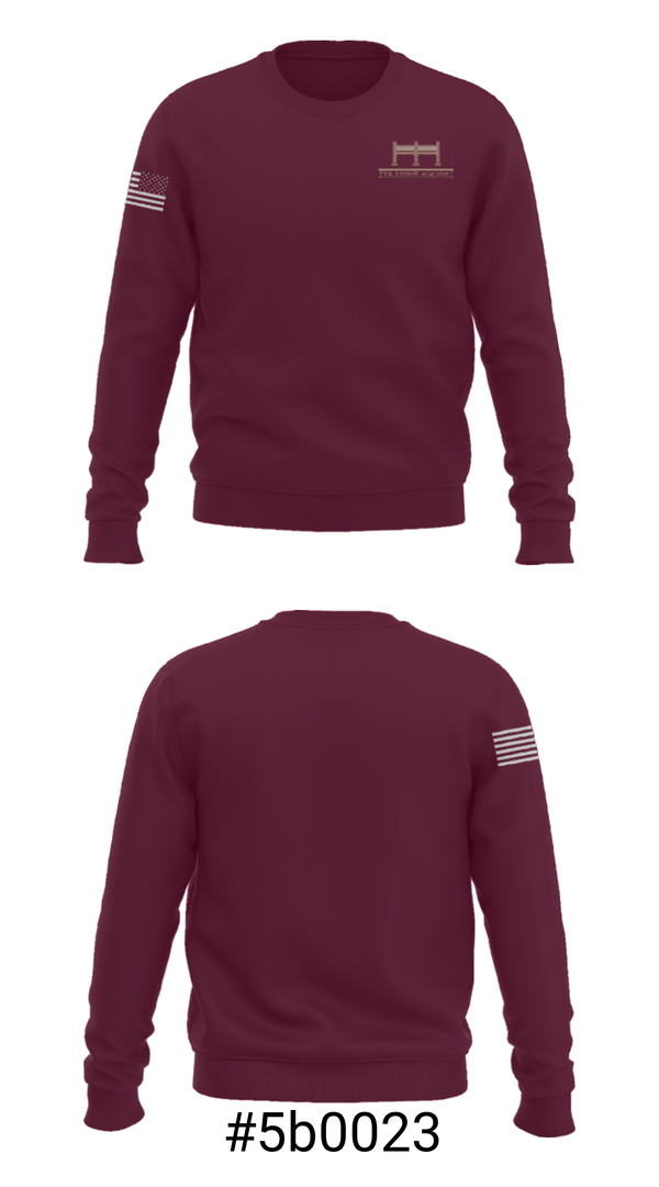 Crew Neck Sweatshirt, The Bridge Academy, Spirit Store, Teamtime, Team time, sublimation, custom sports apparel, team uniforms, spirit wear, spiritwear, sports uniforms, custom shirts, team store, custom team store, fundraiser sports, apparel fundraiser