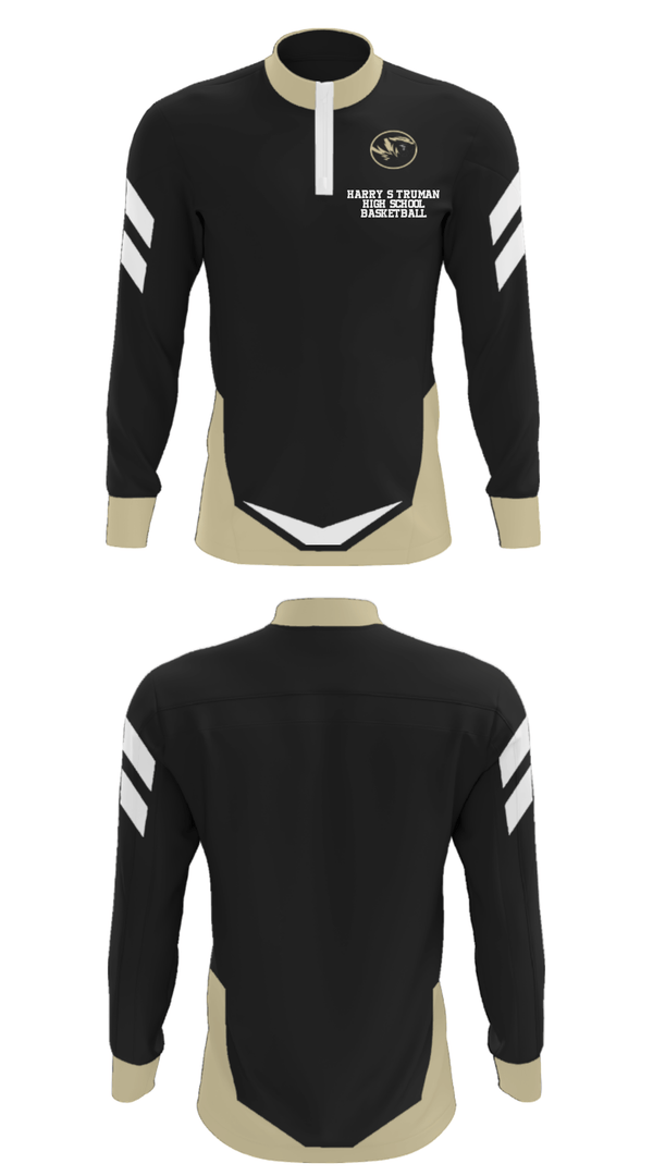 Quarter Zip Jacket, Harry S Truman High School Basketball, Women's Basketball, Teamtime, Team time, sublimation, custom sports apparel, team uniforms, spirit wear, spiritwear, sports uniforms, custom shirts, team store, custom team store, fundraiser sports, apparel fundraiser