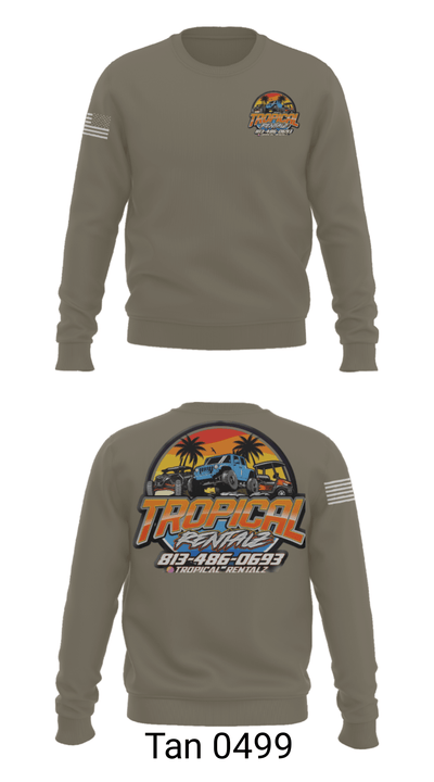 Tropical Rentalz 23868718 Crew Neck Sweatshirt - 5